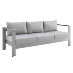 Canapé d'extérieur en aluminium avec tissu Sunbrella de Shore