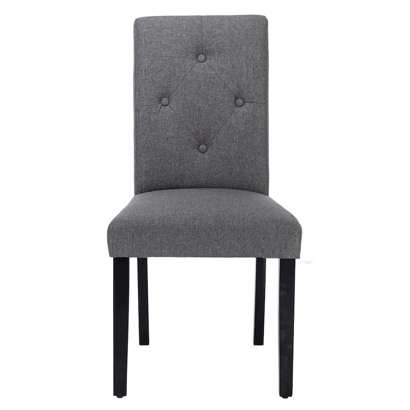 Lot de 4 chaises de salle à manger rembourrées, chaise de salle à manger en tissu ou en similicuir avec pieds en métal