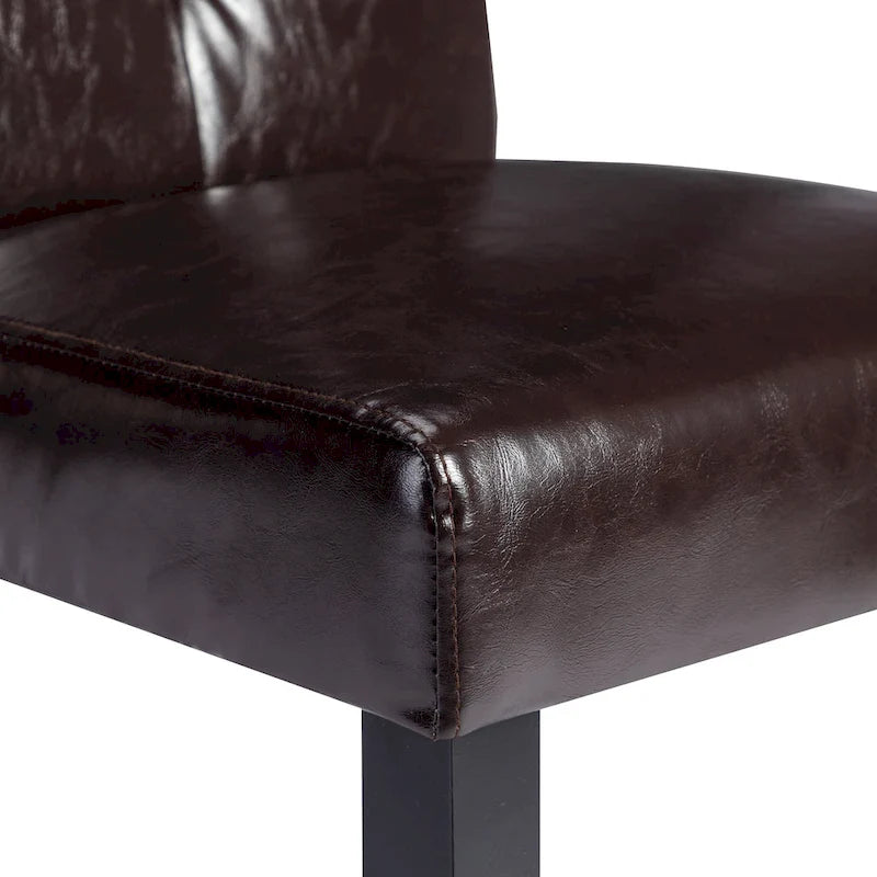 Lot de 4 chaises de salle à manger rembourrées, chaise de salle à manger en tissu ou en similicuir avec pieds en métal