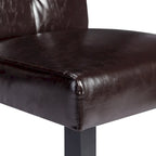 Lot de 4 chaises de salle à manger rembourrées, chaise de salle à manger en tissu ou en similicuir avec pieds en métal