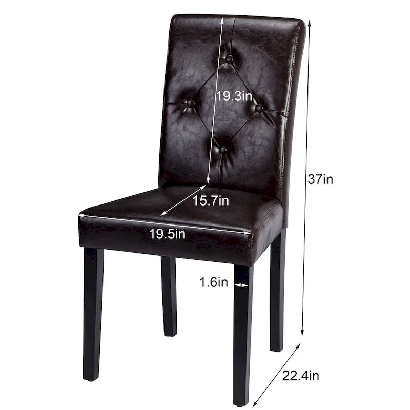 Lot de 4 chaises de salle à manger rembourrées, chaise de salle à manger en tissu ou en similicuir avec pieds en métal