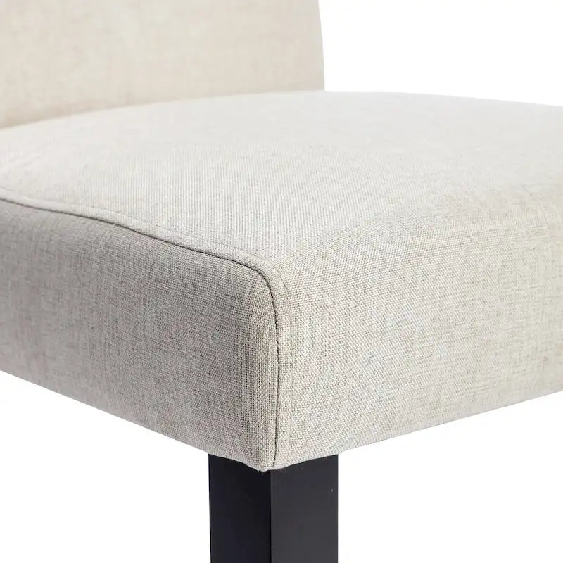 Lot de 4 chaises de salle à manger rembourrées, chaise de salle à manger en tissu ou en similicuir avec pieds en métal