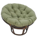 Fauteuil Papasan en rotin Bali 42 po avec coussin en sergé