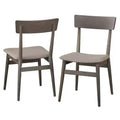 Lifestorey Set of 2 Newington Mid-Century Dining Chairs