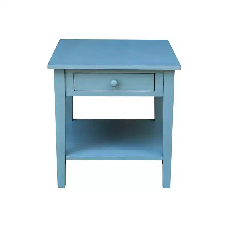 International Concepts Table basse Spencer en bois antique