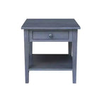 International Concepts Table basse Spencer en bois antique