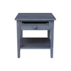 International Concepts Table basse Spencer en bois antique