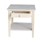 International Concepts Table basse Spencer en bois antique