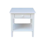 International Concepts Table basse Spencer en bois antique