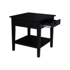 International Concepts Table basse Spencer en bois antique