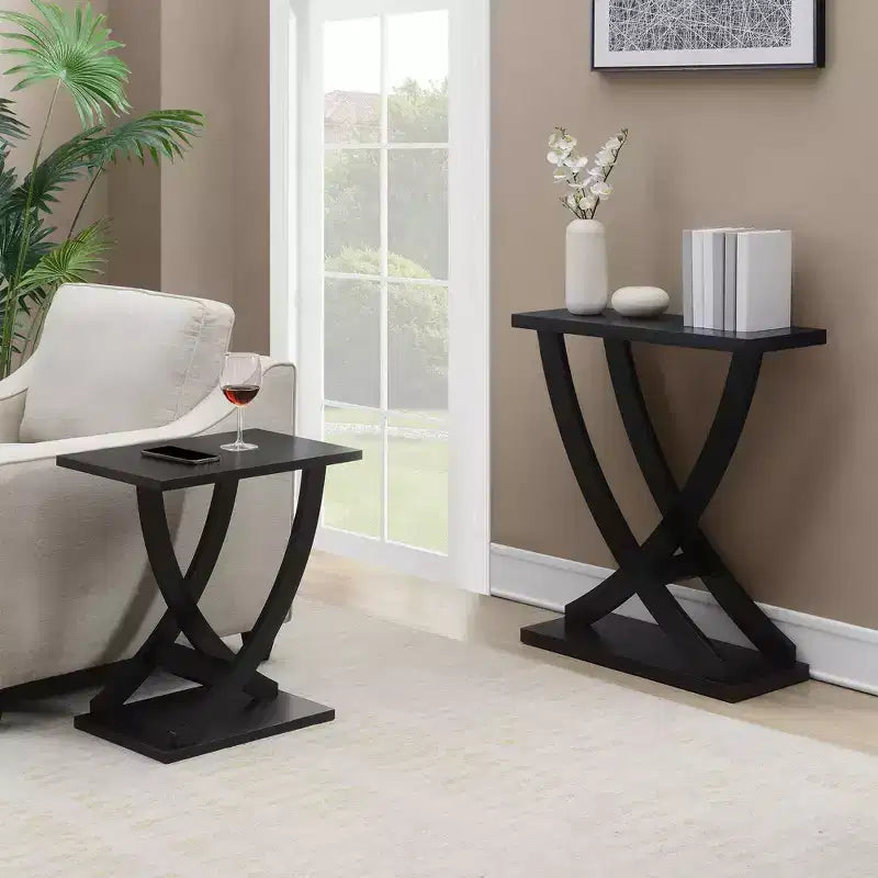Console Breighton Home Newport à pieds croisés