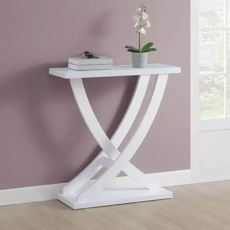 Console Breighton Home Newport à pieds croisés