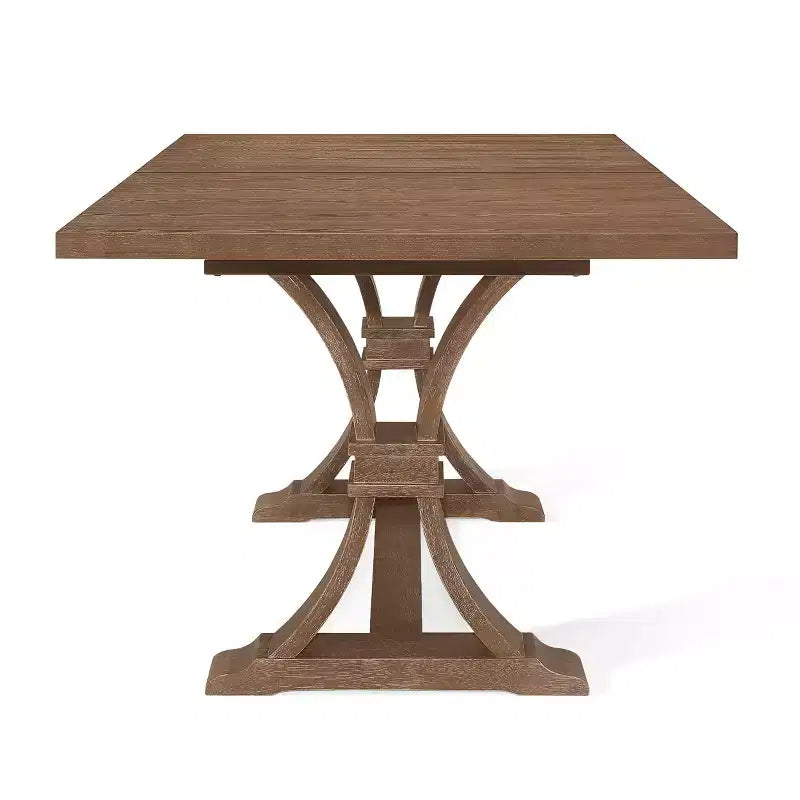 Christopher Knight Home Ensemble de salle à manger 7 pièces Hudson en tissu et bois clair