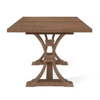 Christopher Knight Home Ensemble de salle à manger 7 pièces Hudson en tissu et bois clair