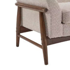Christopher Knight Home Emma Canapé deux places moderne rembourré de 57,5 po avec cadre en bois d'orme