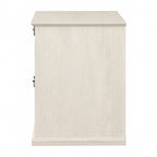 Classeur latéral de ferme, 2 tiroirs, Chêne blanc lin / Gris bois flotté, Utilisateur unique