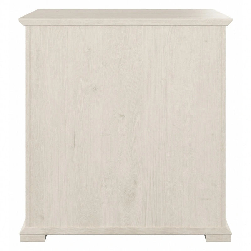 Classeur latéral de ferme, 2 tiroirs, Chêne blanc lin / Gris bois flotté, Utilisateur unique