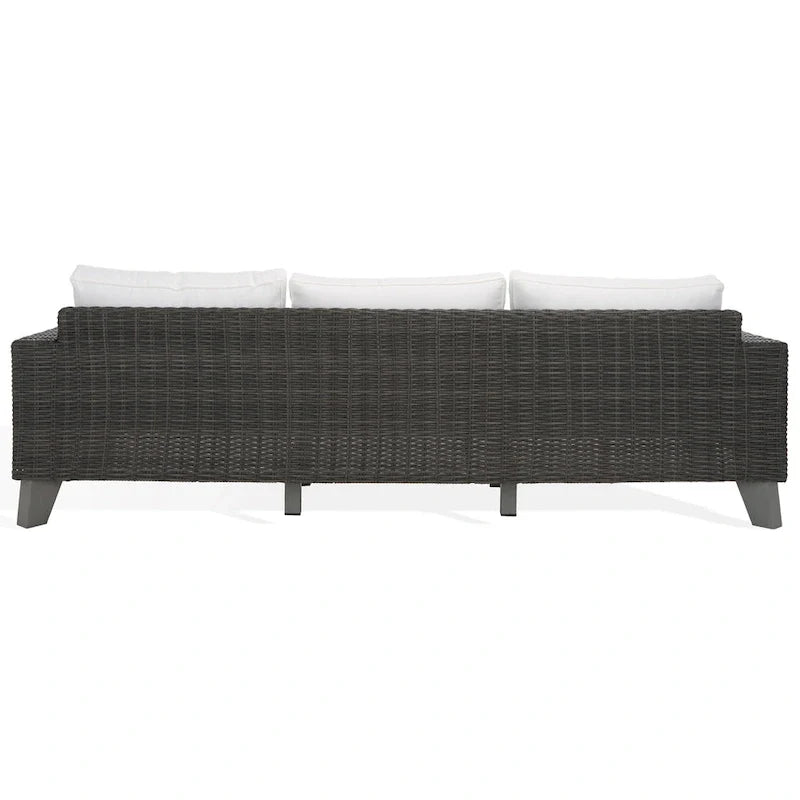 Canapé de patio en osier Safavieh Couture Margarita - 95 larg. x 34 prof. x 27 haut.