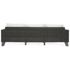 Canapé de patio en osier Safavieh Couture Margarita - 95 larg. x 34 prof. x 27 haut.