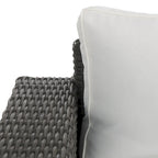 Canapé de patio en osier Safavieh Couture Margarita - 95 larg. x 34 prof. x 27 haut.
