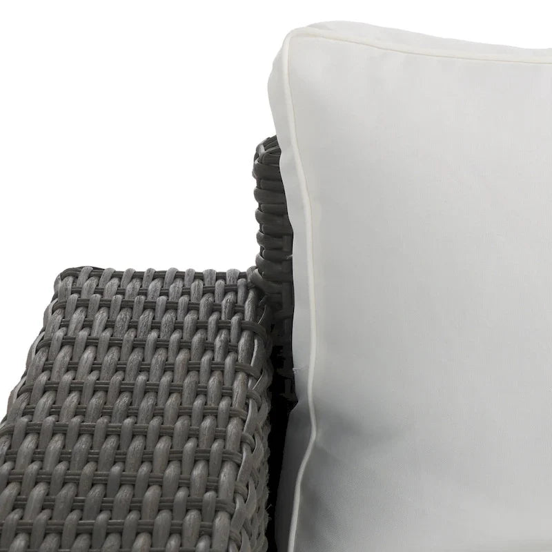 Canapé de patio en osier Safavieh Couture Margarita - 95 larg. x 34 prof. x 27 haut.