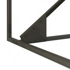 Bureau d'angle industriel en forme de L de 62 W