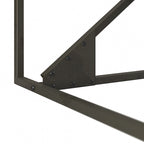 Bureau d'angle industriel en forme de L de 62 W