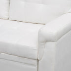 Canapé d'angle réversible avec lit gigogne, méridienne de rangement, pieds durables,