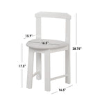 Ensemble de salle à manger rond compact 5 pièces Harrisburg Tobey