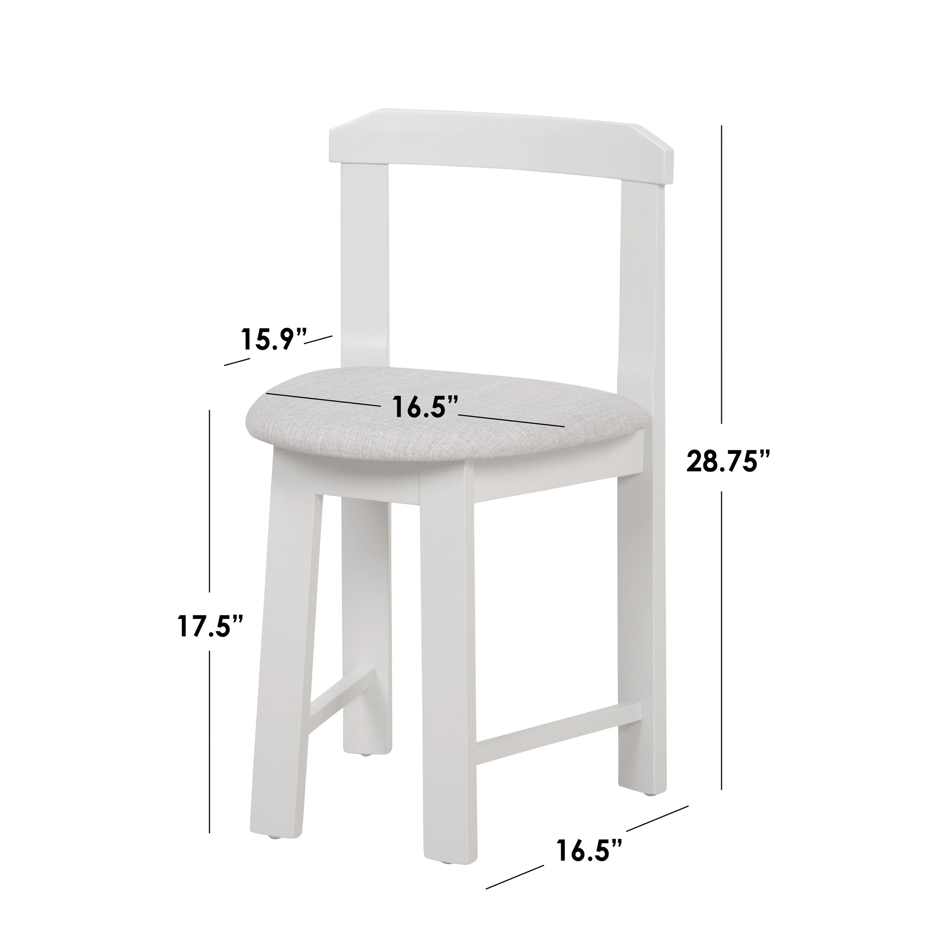 Ensemble de salle à manger rond compact 5 pièces Harrisburg Tobey