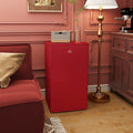 HOMCOM Mini-réfrigérateur de 90,6 L avec congélateur, Réfrigérateur compact à porte unique avec thermostat réglable pour chambre