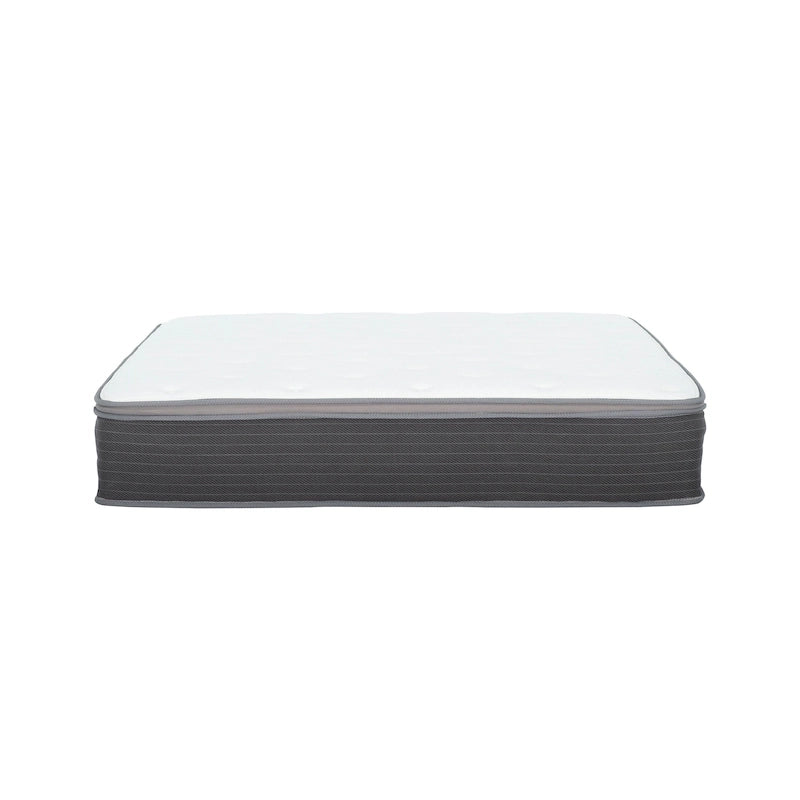 Matelas hybride à mémoire de forme et ressorts ensachés Equilibria 8 po. - Moelleux - Livré en boîte