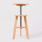 Tabourets de bar modernes en bois avec pivot de comptoir