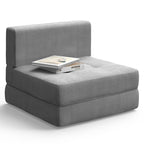 Chaise convertible 3-en-1, Chaise pliante, Lit de repos dépliable