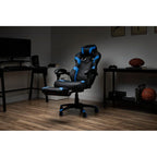 Chaise de jeu RESPAWN 110 Pro - Chaise de jeu avec repose-pieds, chaise de bureau ergonomique