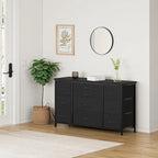 Commode de chambre avec 10 grands tiroirs pour téléviseur de 55 pouces – 55 pouces