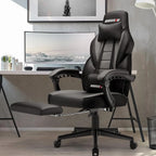 Chaise de jeu style course BOSSIN, fauteuil gamer grande taille 300 lb, chaise d'ordinateur à dossier haut