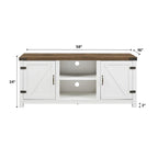 Meuble TV avec porte de grange Middlebrook Firebranch 58 pouces
