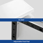 Meuble TV moderne Moasis pour TV 43-65 - Meuble TV console multimédia avec lumières LED