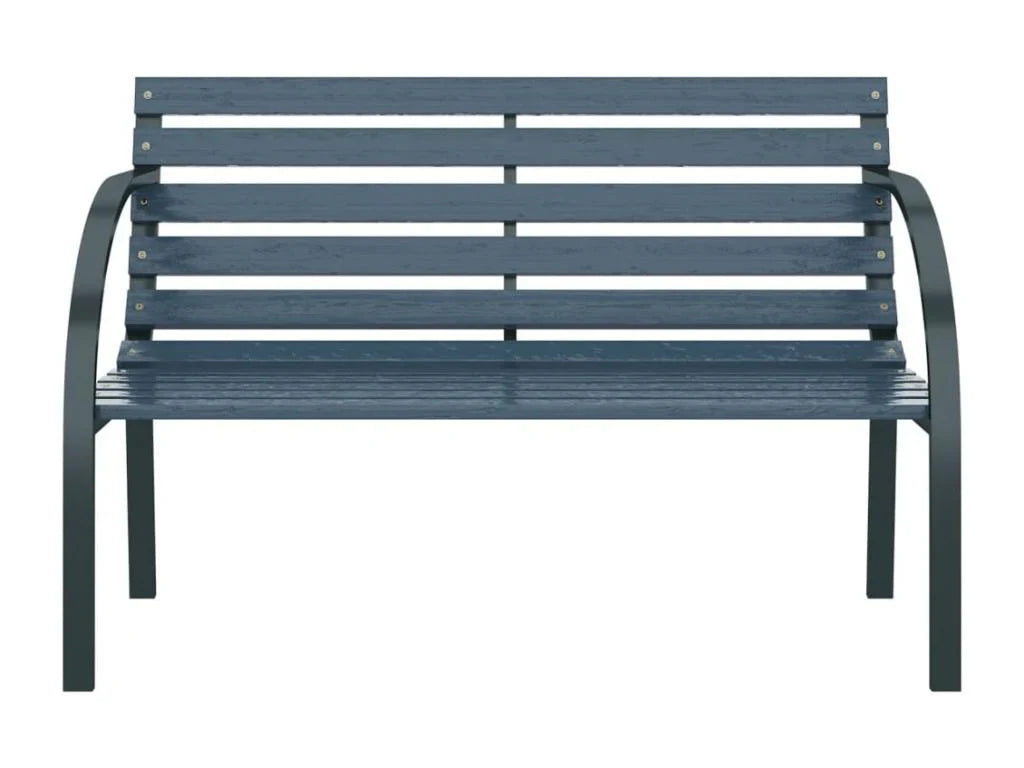 Banc de jardin Gris - Gris (1)
