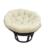 Fauteuil Papasan en rotin Bali 42 po avec coussin en sergé