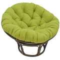 Fauteuil Papasan en rotin Bali 42 po avec coussin en sergé