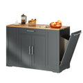 Moasis 53 pouces, îlot de cuisine roulant, armoire de rangement, chariot de cuisine mobile portable