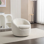 Fauteuil pivotant - Rotation à 360° - Tissu bouclette
