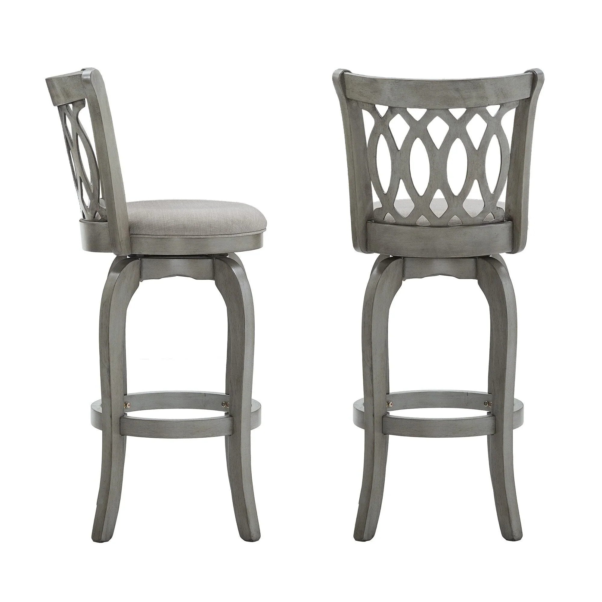Tabouret de bar pivotant Rovinj Scroll Back