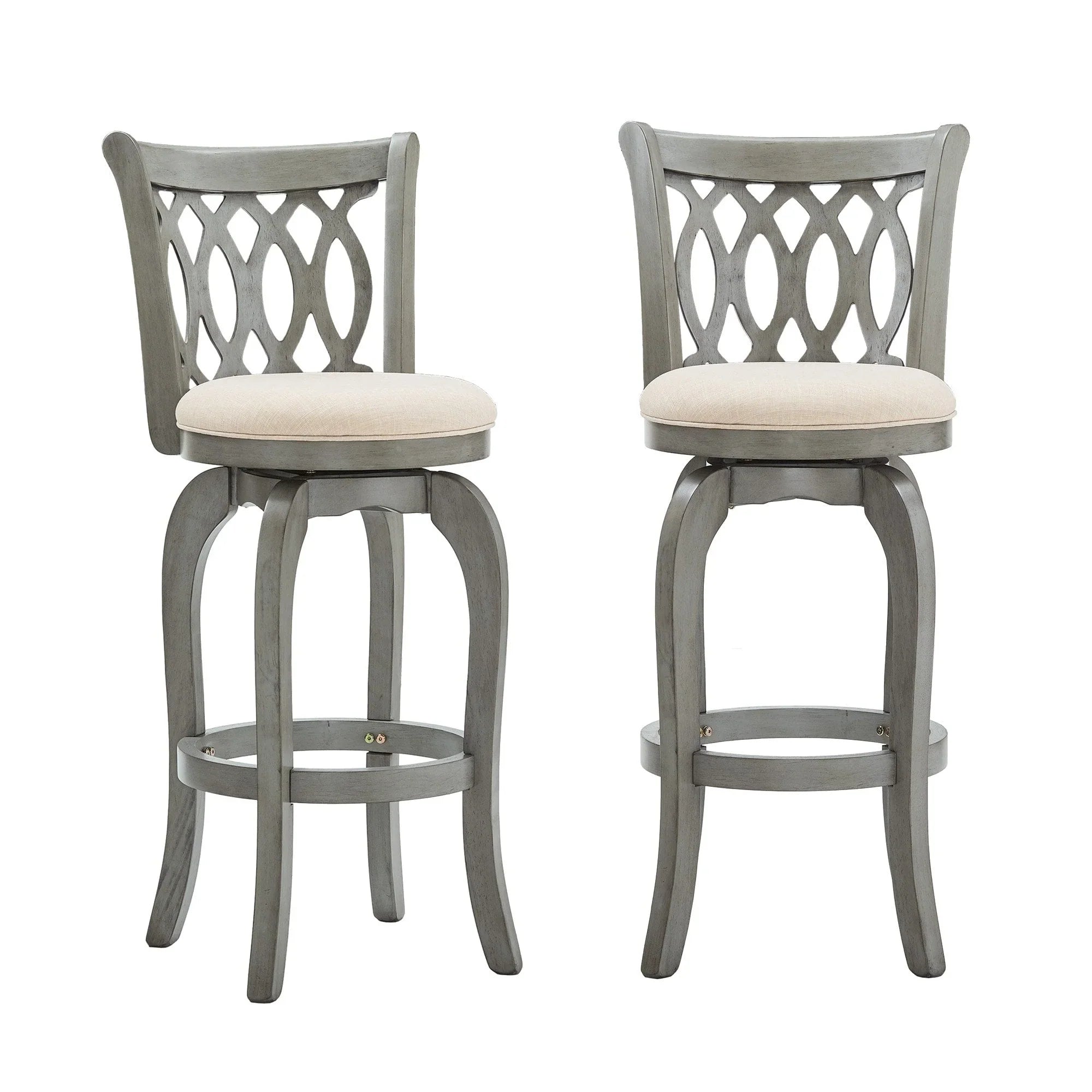 Tabouret de bar pivotant Rovinj Scroll Back