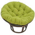 Fauteuil Papasan en rotin Bali 42 po avec coussin en sergé