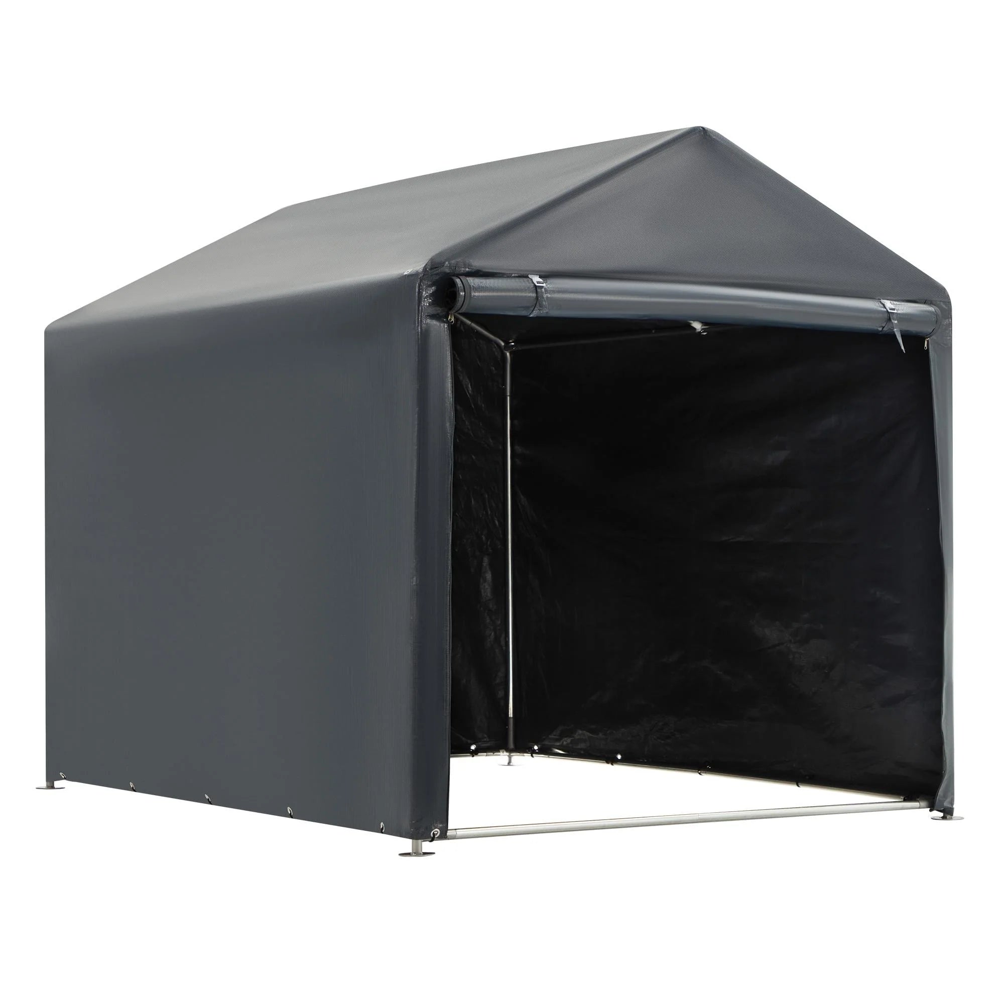 Abri de rangement extérieur et abri de voiture : abri portable pour vélos, motos et rangement de jardin