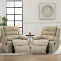 Fauteuil inclinable manuel classique et traditionnel, ensemble de 2